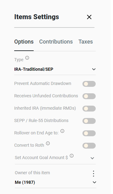 Account Properties & Account Types