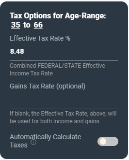 Automatically Calculate Tax Rates