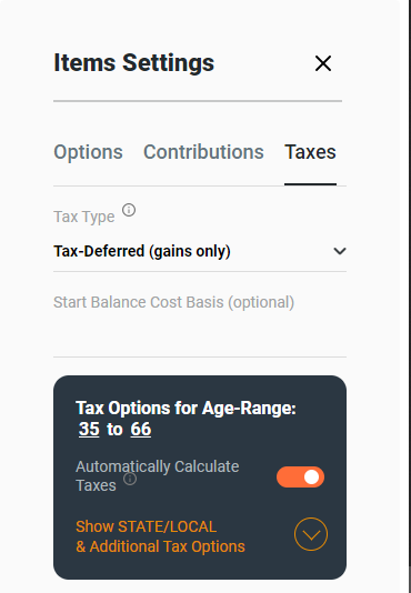 Taxes on Accounts & Incomes